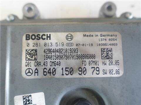 Foto 3ª: Centralita Motor ECU Mercedes Clase B 150 2.0 200 CDI 245.208) 140CV 103KW [OM 640.941] (2007)