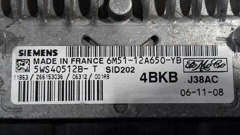 Foto 3ª: Centralita Motor ECU Ford Focus SPORT BERLINA 115CV 85KW [KKDA] (2007)