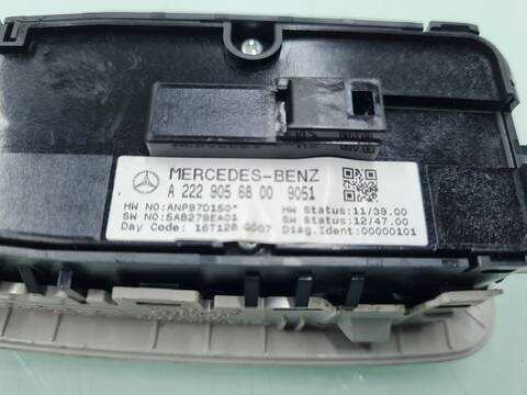 Foto 3ª: Botonera Elevalunas Mercedes Clase C 160 C 220 CDI BLUETEC 205.004) 170CV 125KW [651921] (2016)
