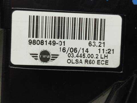 Foto 4ª: Piloto Trasero Izquierdo Bmw Mini COOPER D 112CV 82KW [N47C20A] (2014)