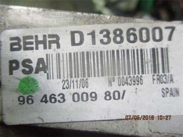 Foto 2ª: Intercooler Citroen C6 2.7 HDI [UHZ (DT17BTED4)]