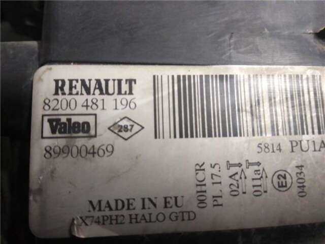 Foto 3ª: Faro Izquierdo Renault Laguna 1.9 AUTHENTIQUE [1.9 LTR. - 81 KW DCI DIESEL FAP CAT]