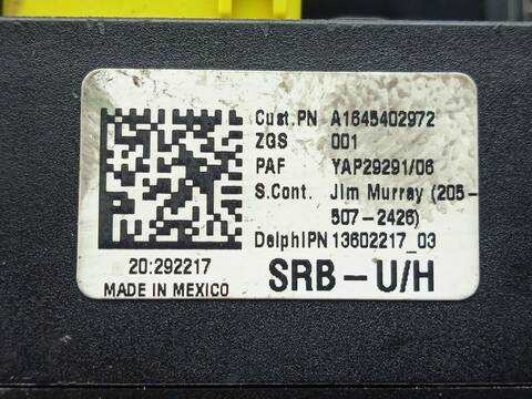 Foto 3ª: Caja Reles Fusibles Mercedes Clase ML 280 3.0 CDI AUT. 187CV 140KW 164.120) W164) OM642 [OM 642.940] (2007)