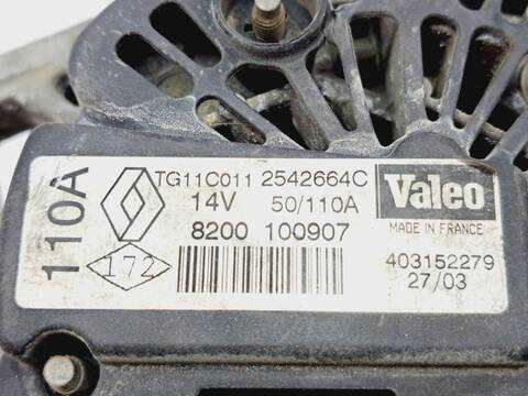 Foto 3ª: Alternador Renault Scenic 120CV 88KW (2004)