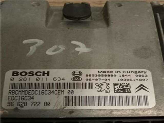 Foto 3ª: Centralita Motor ECU Peugeot 307 1.6 SW [1.6 LTR. - 80 KW HDI FAP CAT (9HZ - DV6TED4)] [9HZ (DV6TED4)]