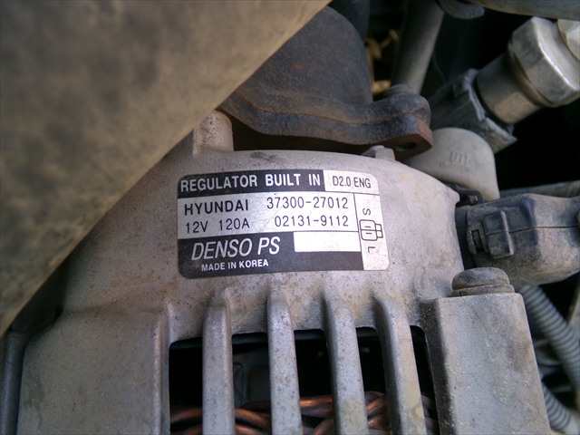 Foto 2ª: Alternador Kia Cerato 2.0 CRDI 2004-2009 [D4EA] (2005)