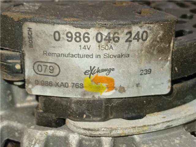 Foto 2ª: Alternador Citroen Berlingo 1.6 HDI 75 [9HT (DV6BTED4)]