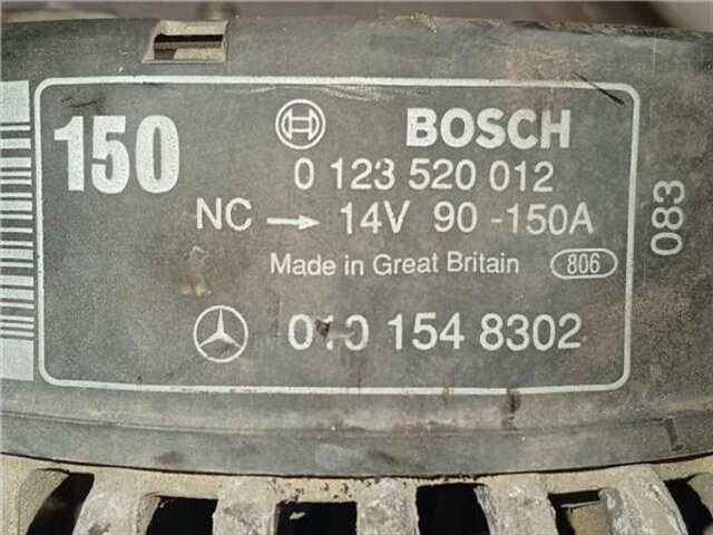 Foto 2ª: Alternador Mercedes Clase ML 230 4.3 430 (163.172) [4.3 LTR. - 200 KW V8 24V CAT] [M 113.942]