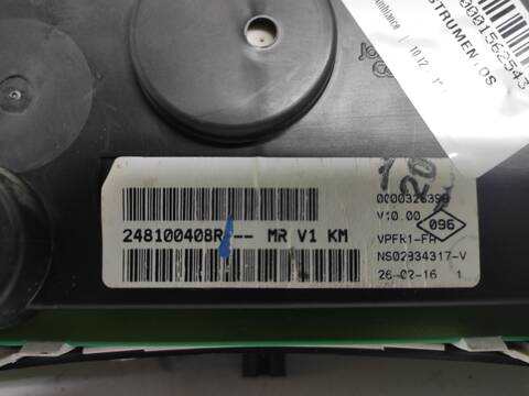 Foto 3ª: Cuadro de Instrumentos Dacia Dokker K9K626 (2016)