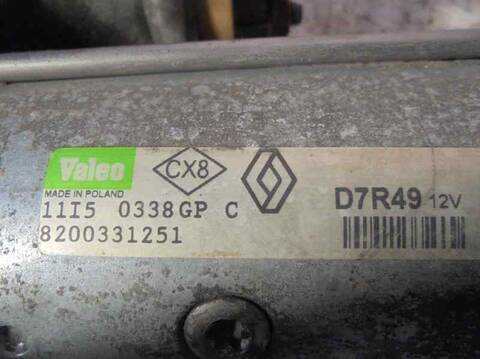 Foto 2ª: Motor de Arranque Renault Megane 1.9 DCI DIESEL BERLINA 120CV 88KW II CLASSIC BERLINA [F9Q B8] (2005)