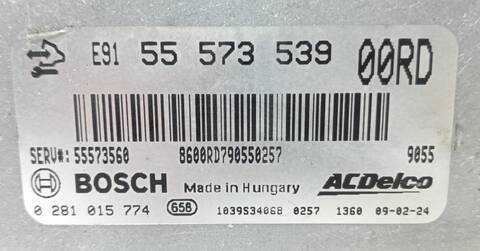 Foto 2ª: Centralita Motor ECU Opel Insignia BASIS 4X4 163CV (2013)