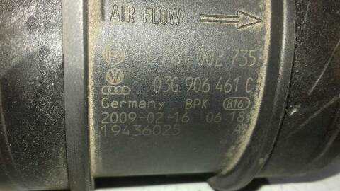 Foto 3ª: Caudalimetro Audi A4 BASICO AVANT 143CV 105KW [CAGA] (2009)