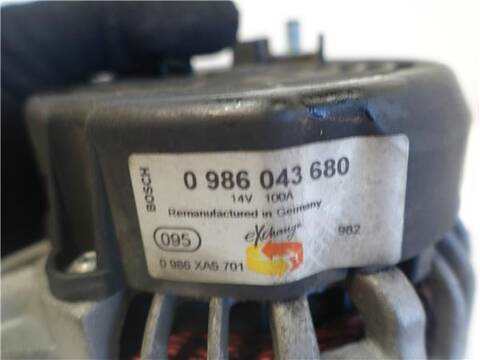 Foto 3ª: Alternador Opel Astra 1.6 16V BERLINA 101CV 74KW [X 16 XEL] (1999)