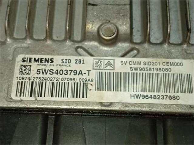 Foto 3ª: Centralita Motor ECU Citroen C6 2.7 PALLAS [2.7 LTR. - 150 KW V6 HDI FAP CAT (UHZ - DT17TED4)] [UHZ (DT17BTED4)]