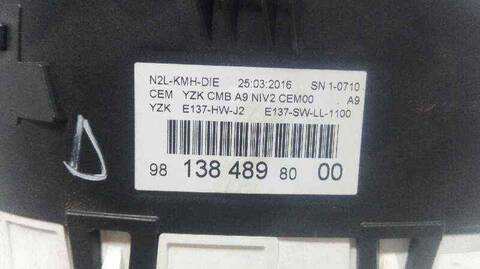 Foto 4ª: Cuadro de Instrumentos Peugeot 208 ACCESS 75CV 55KW [BH02] (2016)