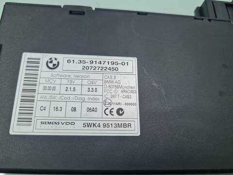 Foto 3ª: Centralita Motor ECU Bmw Serie 3 315 320D BERLINA 177CV 130KW [N47D20A] (2007)
