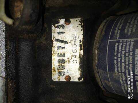 Foto 4ª: Motor Completo Renault 5 60CV 44KW (1985)