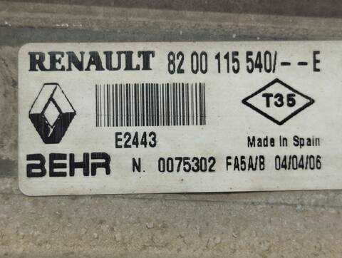 Foto 3ª: Intercooler Renault Scenic AUTHENTIQUE 106CV 78KW [K9K P7] (2006)