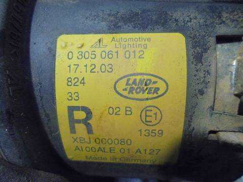 Foto 3ª: Faro Antiniebla Delantero Derecho Land Rover Discovery 2.5 TD 139CV 102KW [15P] (2004)