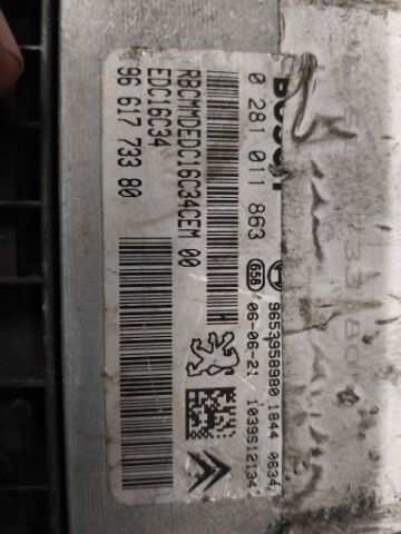 Centralita Motor ECU Citroen C4 1.6 HDI