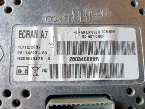 Foto 2ª: Pantalla Multifuncion Renault Laguna AUTHENTIQUE 1 DCI DIESEL 110CV (2007)