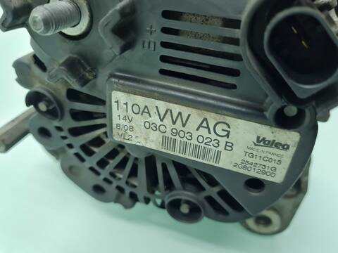 Foto 2ª: Alternador Volkswagen Golf GT SPORT BERLINA 122CV 90KW [CAXA] (2008)