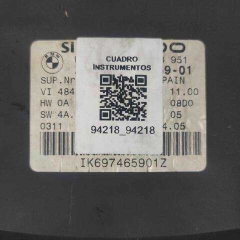 Foto 2ª: Cuadro de Instrumentos Bmw Serie 3 320 D E90) (2004)