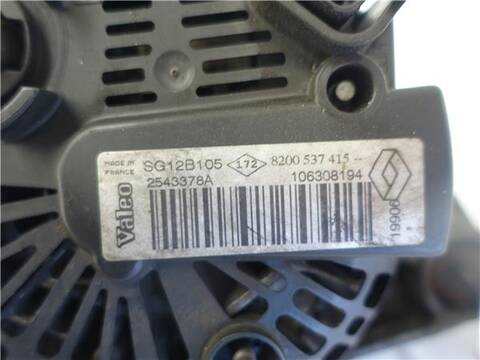 Foto 3ª: Alternador Renault Kangoo 1.5 DCI KC07) 65CV 48KW [K9K 704] (2006)