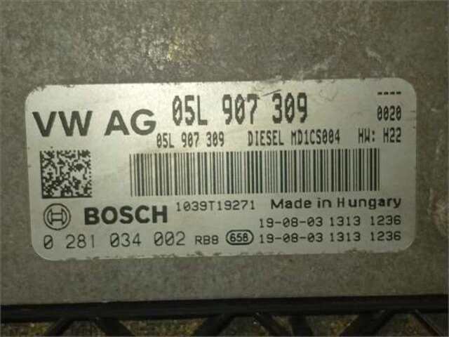 Centralita Motor ECU Audi A6 2.0 40 TDI DESIGN [2.0 LTR. - 150 KW 16V TDI]
