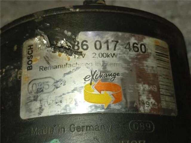 Motor de Arranque Audi A3 1.9 TDI AMBIENTE [1.9 LTR. - 81 KW TDI]