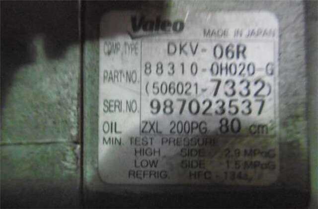 Compresor Aire Acondicionado Toyota Aygo 1.4 D