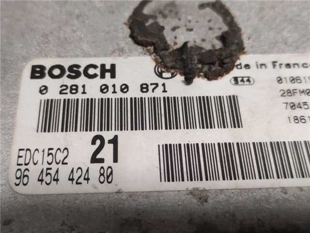 Foto 2ª: Centralita Motor ECU Citroen Xsara 2.0 HDI 109 [RHZ (DW10ATED)]