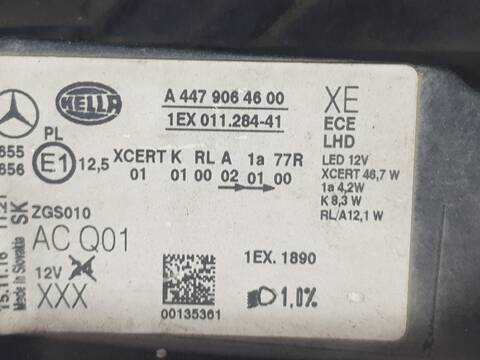 Foto 2ª: Faro Izquierdo Mercedes Clase E 180 V 200-220 CDI 250 CDI-BT 447.813)