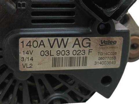 Foto 2ª: Alternador Seat Ibiza 1.6 TDI (2010)