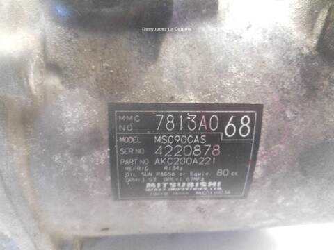 Foto 2ª: Compresor Aire Acondicionado Mitsubishi Lancer 2.0 DI-D [BWC] (2007)
