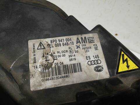 Foto 3ª: Faro Derecho Audi A3 CBAB (2008)