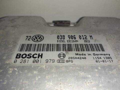 Foto 3ª: Centralita Motor ECU Volkswagen Golf 1.9 TDI BERLINA 90CV 66KW [ALH] (2001)