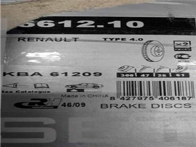 Foto 3ª: Disco Freno Delantero Renault Master VERSION INDEFINIDA