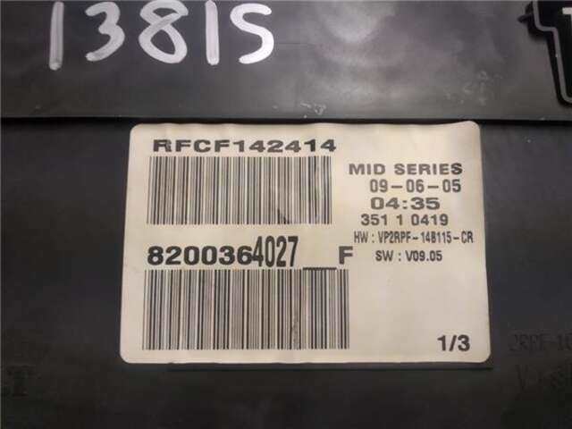 Foto 3ª: Cuadro de Instrumentos Renault Megane 1.6 AUTHENTIQUE [1.6 LTR. - 83 KW 16V] II COUPE/CABRIO (2003-_)