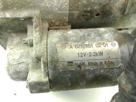 Foto 2ª: Motor de Arranque Ssangyong Korando 2.0 E-XDI [D20DT] (2010)