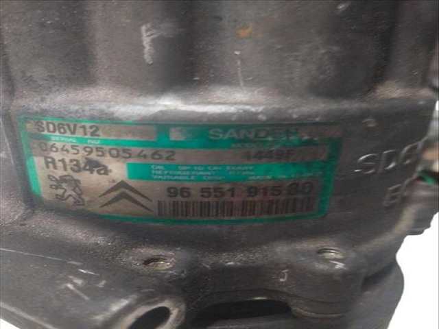 Foto 3ª: Compresor Aire Acondicionado Peugeot 206 1.4 HDI ECO 70 (1998)