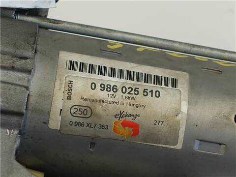 Foto 3ª: Motor de Arranque Bmw Serie 1 114 2.0 116D BERLINA 116CV 85KW [B37D15A] (2016)