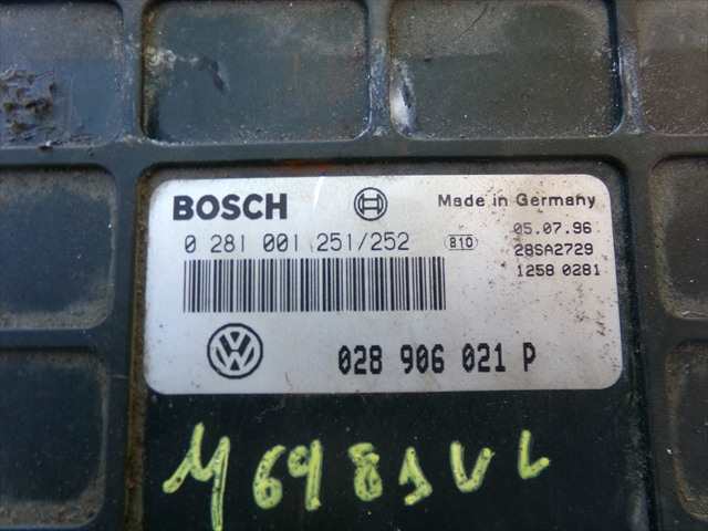 Foto 4ª: Centralita Motor ECU Volkswagen Sharan 1.9 TDI 1995-2000 [1Z] (1997)