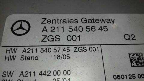 Foto 2ª: Centralita Motor ECU Mercedes Clase C 160 320 CDI 219.322) 224CV 165KW [OM642920] (2006)