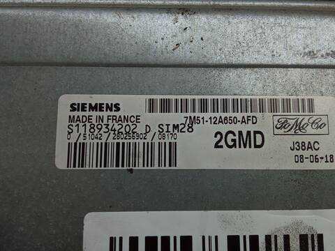 Foto 3ª: Centralita Motor ECU Ford Focus 1.6 100CV 74KW [SHDA] (2008)