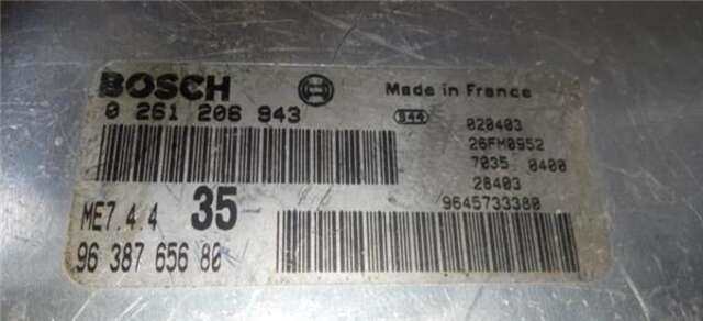 Foto 1ª: Centralita Motor ECU Peugeot 307 1.6 BIOFLEX [NFU (TU5JP4)]