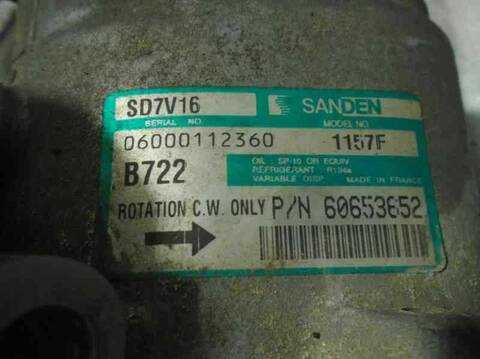 Foto 4ª: Compresor Aire Acondicionado Alfa Romeo 147 1.6 16V CAT 105CV 77KW [AR37203] (2004)
