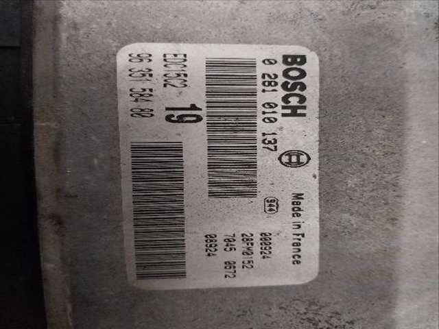 Foto 2ª: Centralita Motor ECU Citroen Xsara 2.0 D [D-RHY] (2000)