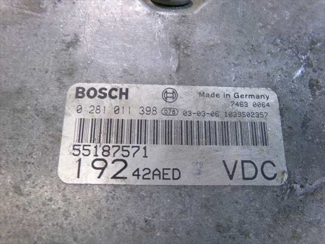 Foto 4ª: Centralita Motor ECU Fiat Stilo 1.9 JTD 2001-2007 [192A1000] (2003)