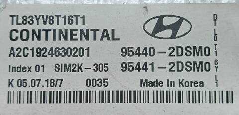 Foto 3ª: Centralita Motor ECU Hyundai Tucson KOSMO 2WD 177CV [G4FJ] (2014)